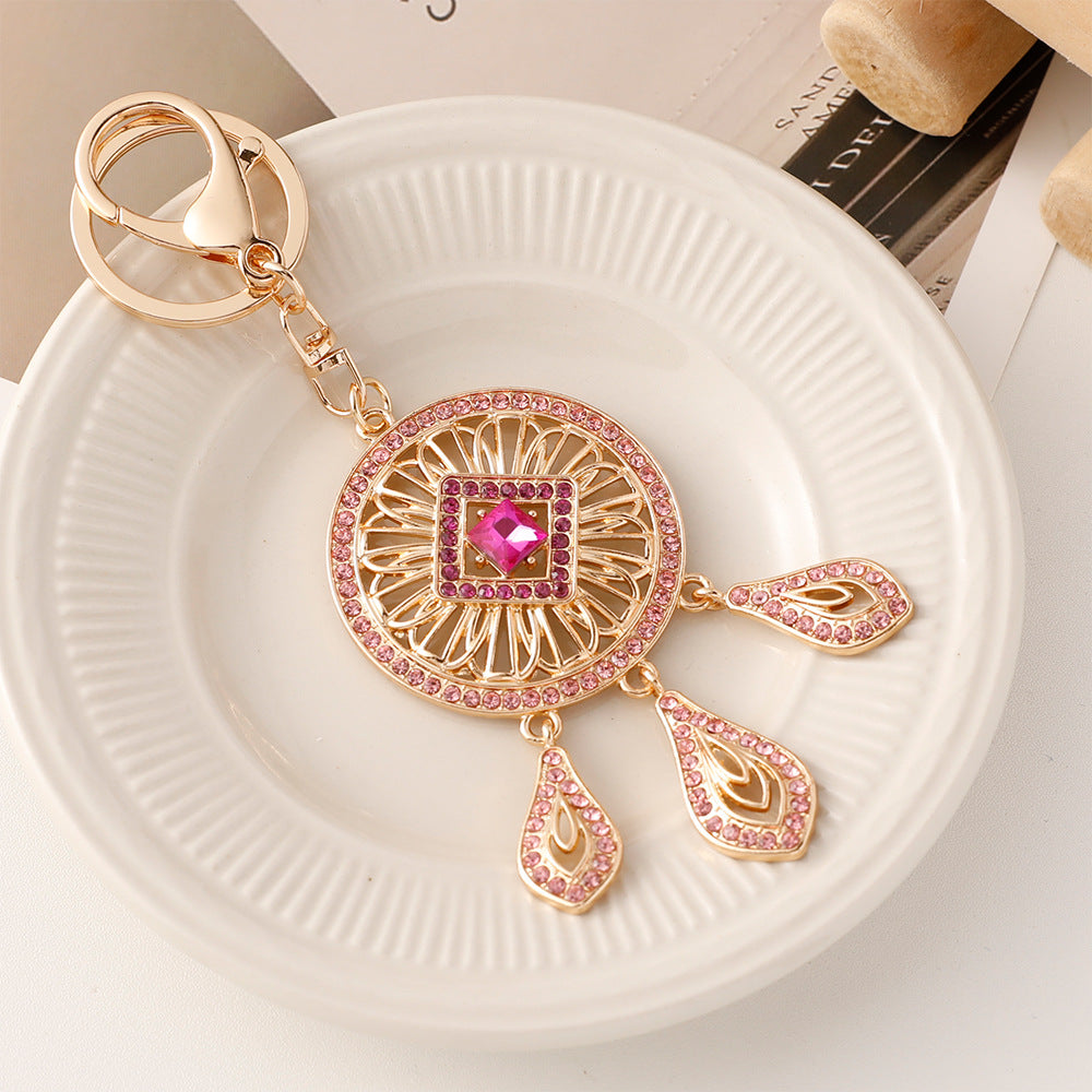 Wholesale Diamond Alloy Dream Catcher Keychain
